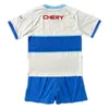 24 25 Universidad Catolica Kids Kit Soccer Jerseys Nunez Fuenzalida Zampedri Galani Asta-Buruaga Home Away Child Football Shirt Kort ärmuniformer