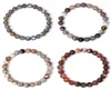 Natuursteenarmbanden armband vrouwen mannen stenen mala kralen charmes meditatie etnische labradoriet agates sieraden juweel cadeau3787632