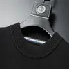 Мужские свитера роскошные женские дизайнерские дизайнерские градиент свитера Жаккард Письма мода Paris T Street с длинным рукавом M-XXXL V30 Приложение доставки Drow