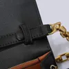 Axillaire zakje flap messenger tas ontwerper ido hobo schoudertas dames handtas hardware letter crossbody purse cowhide echte lederen kettingzakken hoge kwaliteit