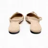 Slingback in pelle piatta a punta per donne Balletti estivi Sandals Casual Flaves Sandals Elegant Party Flat 240411