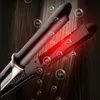 Portable Flat Iron Hair Straightener Electric Brush 240411