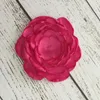 Decorative Flowers 5pcs/lot 9cm DIY Handmade Satin Layered Wedding Customize Artificial Flower Hair Accessory For Bridal Bouquets Decoration