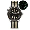 Wristwatches Watchdives WD007 Titanium NTTD Dive Watch NH35 Automatic Movement Sapphire 100m Waterproof Watches Super Luminous Wristwatch