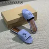 Slippers 2024 Leosoxs Est zomer volwassen kind Suede Back-String Woman Sandals Gladiator open-teen hoge hiel Botas Mujer 9