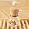 8 ml mini auto diffusers clip cartoon lege flessen etherische olie container auto-styling luchtverfrisser glazen parfum fles 0418