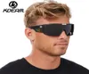 KDEAM Outdoor Oversized Shield Dragon Sunglasses Men Single Lens Steampunk Goggles Surfing Glasses KD25142278054