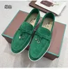 P1ano Loro Woman Summer Walk Outdoor Dress Shoes Man Tasman Flat Heel Classic Loafers Low Top Luxury Suede Sneakers Designer schoen Mocassin Slip On Career Casual Shoe