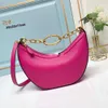 Purse Chain Slimming Cowhide Handbag One 2024 Crossbody Stud High-end Small Bag Design Vallentiiino Saddle Shoulder Bags Fashionable Evening Women GJY9