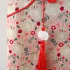Flicka klänningar baby klänning qipao sommar bomull söt kort ärm för barn kinesisk stil etniska flickor