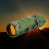 8x21 Monoculaire telescoop HD High Power Mini Pocket krachtige rode film Low Light Night Vision Telescope voor camping buiten