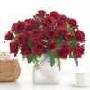 Flores decorativas Presente de feriado Rose Artificial Rose de longa duração Bouquet Fidelity sem murcha ou rega