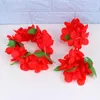 Decorative Flowers Hawaiian Floral Necklace Garland Necklaces Hair Barrettes Grass Skirts Hula Dance