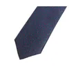 Mens 7CM Navy Blue Tie Design High Quality Gentleman Fashion Formal For Men Business Suit Work Necktie With Gift Box 240415