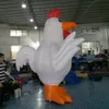 Pollo gonfiabile gigante personalizzato per ristorante fritto pubblicitario /gallo gallo palloncini per esterno