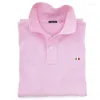 T-shirt Polos pour hommes Polo Cotton 2024 Fashion Summer Fashion Casual Short Shirt Shirt Wear Ush Color Top Tees