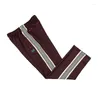 Pantalons masculins Aignees Arrivée 1: 1 Pantalon de survêtement marron Blue Brotory Broidery Track Stripe Zipper Men Femmes Femmes Oversize Pants