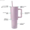 water bottle 40oz SIM stainss steel tumbr with hand lid straw big capacity beer mug water bott powder coating outdoor camping cup Second generation DHL