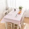 Panno da tavolo 10 pezzi Nordic a quadro decorativo in lino decorativo decorativo tovaglia impermeabile antisalding rettangolare cover