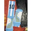 Chaussettes de soccer professionnel Numéro de star du club de Paris pour hommes chaussettes de sport pour hommes chaussettes de football pour tubes moyen 240418