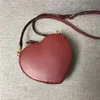 Sacs Cowhide Heart Love C-mot Polydold Underarm One épaule crossbody