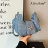 Hobo Alirattan Frauenbag 2024 Vielseitige Mode minimalistische Unterarmtemperamentpendel Schulter