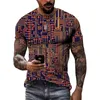 Magliette da uomo maglietta hip-hop Trend Personality T-shirt Street Cool and Handsome Chaves Trogs Summer Comfort Round Neck Abbigliamento