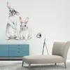 Wall Stickers Two Self Adhesive Mural Sticker Children Bedroom Home Decoration Removable Wallpaper Decals
