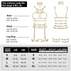 ブラジャーセットハーネス五角形ゴスボンデージサスペンダーベルトスリムボディバインドストラップエロティックホローアウト調整ウエストセクシーなランジェリーセット