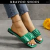 Slippers Kravoo Shoes Femme Fash Fashion Sandales Femmes de grande taille des femmes