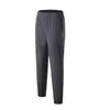 Lu Mens Jogger Long Pants Sport Yoga Outfit Quick Dry LL Drawstring Gym Pockets Sweatpants Byxor Män avslappnad elastisk midja fitness LL2920