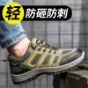 Boots Safety Shoes Hiking Shoes Nonslip Wearresistant Breathable Nonodor Feet Steel Toe Cap Work Shoes Fourseason Safety Shoes