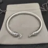 David Yurma Bracelet DY Bracelet Designer Cable Bracelet Fashion Jewelry for Women Men Gold Silver Pearl Head Cross Bangle Bracelet Dy Jewelry Man Christmas 910