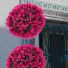 装飾的な花飾りユーカリグラスボールマザー人工球プラスチックdiy