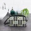 Bolsas de cosméticos Bolsa de viagens de pássaros multi -caule Mulheres Orla Kiely Scandinavian Makeup Holyetry Organizer Ladies Beauty Storage DOPP Kit