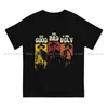 Мужские рубашки The Good Bad Ugly Classic O Seck Tshirt Clint Entwood кулак долларов ковбойской полиэстер рубашки мужская одежда