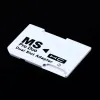 Cartes 12pcs Memory Stick Pro Duo Carte Reader Micro SD SDHC TF TO MS Pro Card Adaptateur Double Slot Micro For Sony PSP GamePad PSP Card