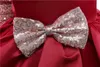 Abiti da ragazza Abito da bambina di 1 anno vestiti per ragazze neonate Big Bowknot Formale per bambina Abito da festa di compleanno Abiti da battesimo Abiti da battezzare