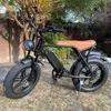 الدراجات 20inch ouxi V8 1000W BICYC PICYC FAT TIRE E-PIKE للبالغين 48 فولت 50 كم/ساعة على الطريق مدينة Ebike Fatbike في المستودع الهولندي الأمريكي L48