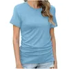 T-shirt casual magliette a v-shirt a v-torto a v-torto di magliette da donna Mujer Mujer 2024 Roupas Femminino