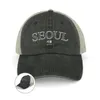 Berets SEOUL (Black) ?? ??! Gaja! Cowboy Hat Anime Beach Outing Vintage Men's Caps Women's