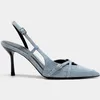 Sandals Traf 2024 Женские каблуки летние элегантные женские туфли на каблуках заостренные ноги офисные леди Мюллер роскошные женские насосы