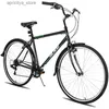 Bicicletas 700C Híbrido Bike Step-Over/Step-through Frame Commuter City Bike Shimano 7 Speeds Cruiser Bicyc for Men Women L48