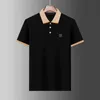 Designer de polos masculin La version correcte de Lvjia 2024 Nouveau collier de polo masculin à la chemise à manches courtes en coton pur est à la mode Vhst