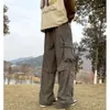 2024 Workwear Casual Pants Men's Big Pocket Personalized High Street Spring New Instagram Pants K873-P50
