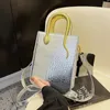 2024 Solid Fashion Square Bag Ladies Mobile Phone Bag Banket Beald Bag Bag Womens Luxury Pattern Кожаная сумочка 240321