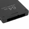 Karty 10pcs dla PS2 Pamięć pamięć Pamięć 128 MB Karty rozszerzeń Odpowiednia karta pamięci Micro SD dla Sony PlayStation PS2 Black Memory Card