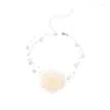 Choker Collier de perles de fleurs romantiques pour femmes filles mignonnes mignonnes de bijoux de mode doux accessoires accessoires