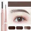 Enhancer 1PC 1,5 mm Ultra fein doppelte Augenbrauen Bleistift wasserdichte, schweißfache lang anhaltende professionelle Augen Make -up für Frauen Superfine