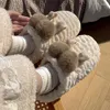 Slippers Women's Winter Warm Plush Comfortable Fuzzy House Lady Fashion Furry Bedroom